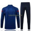 Atlético Madrid Sweatshirts Anzüge Suit Quarter-zip 2021-22 Blaue Für Herren